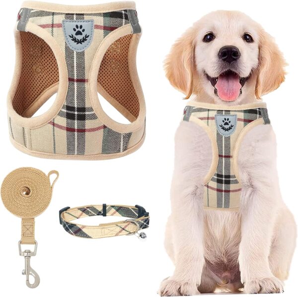 Dog Harness Collar and Leash Set