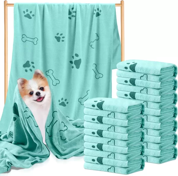 12 Pcs Dog Drying Towels 28 x 55