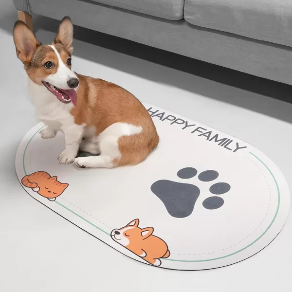 QDAN Waterproof Dog Food Mat