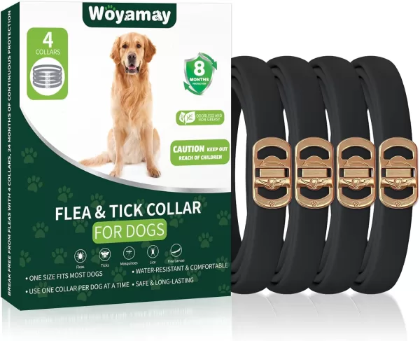 4 Pack Flea Collar for Dogs