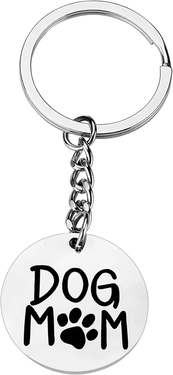 PLwelth Dog Mom Keychain