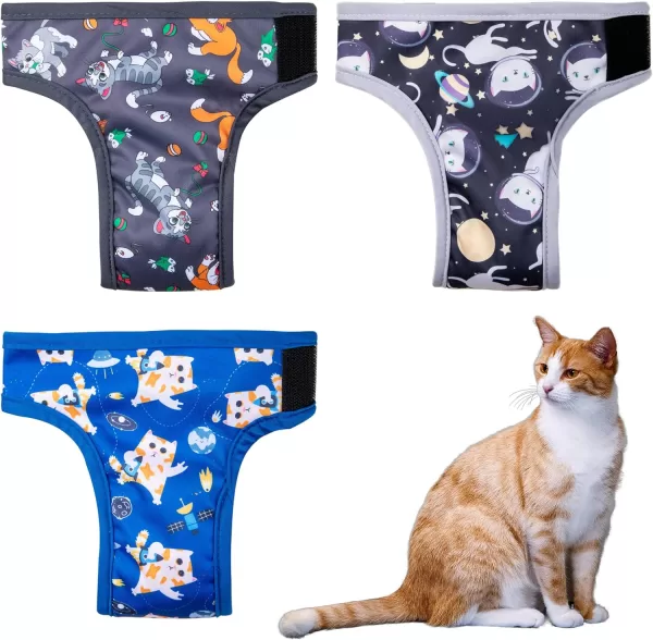 Leekalos Reusable Washable Cat Diapers