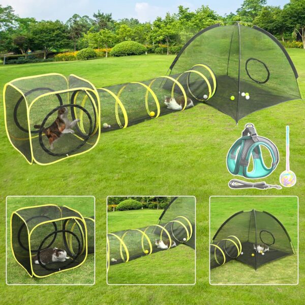 Portable Cat Mesh Tent