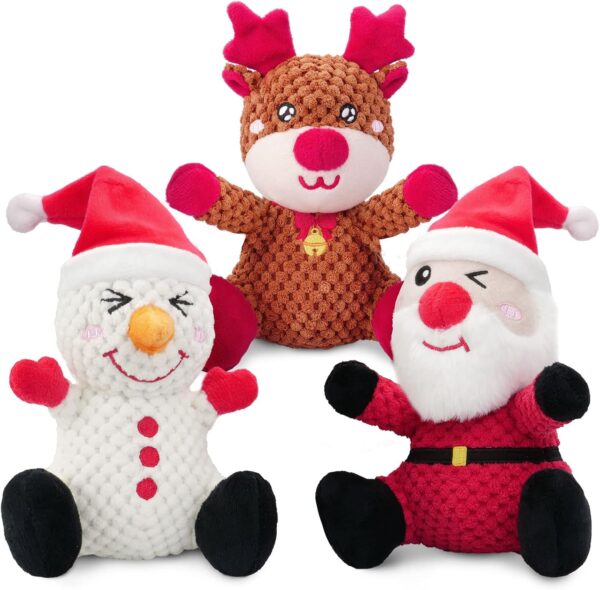 Christmas Plush Dog Squeaky Toys