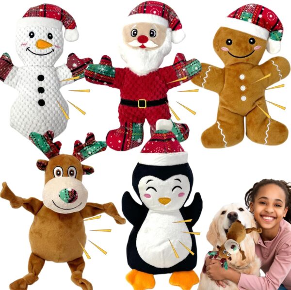 Christmas Squeaky Interactive Dog Toys