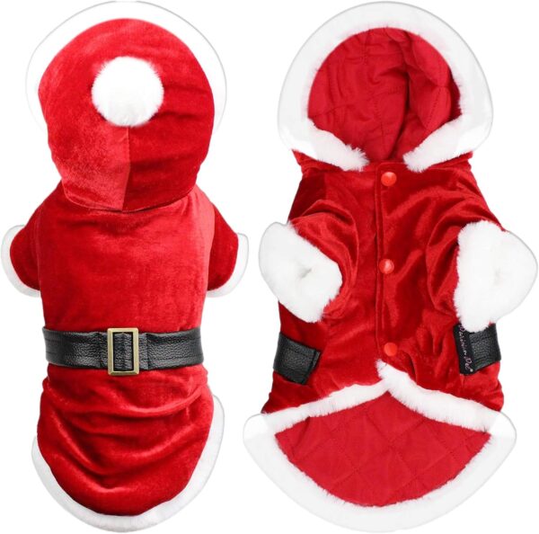 Pet Dog Santa Hoodie