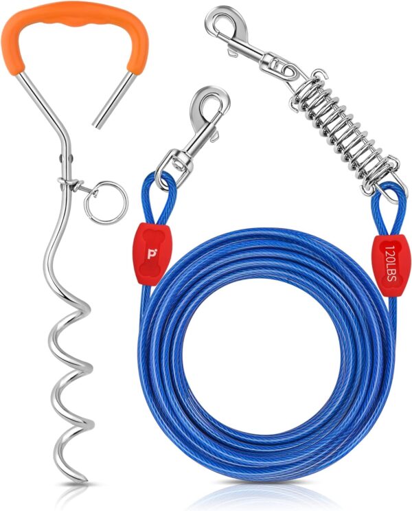 Dog Tie-Out Cable and Stake