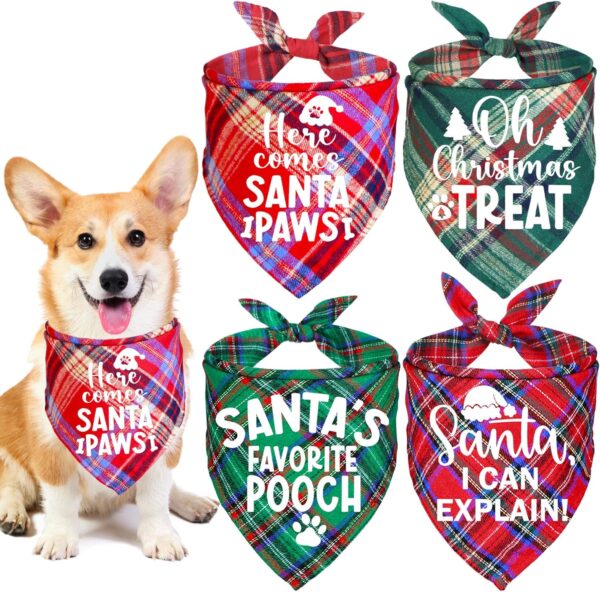 Christmas Dog Bandanas