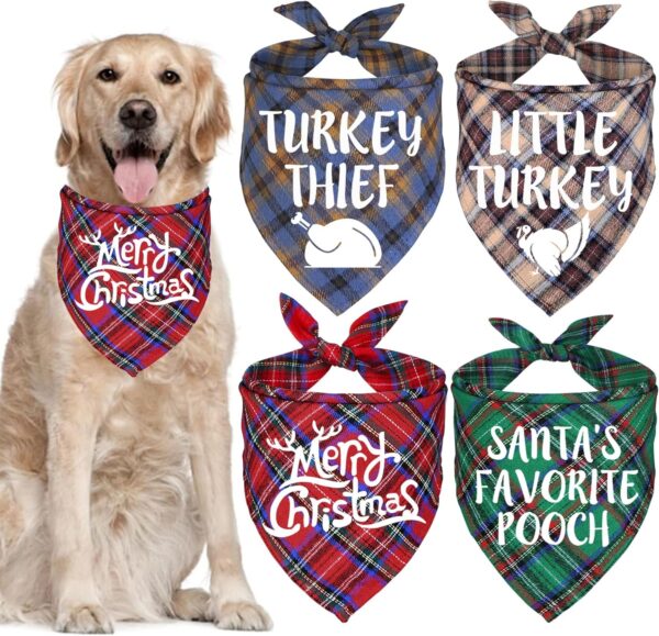 Christmas Dog Bandanas